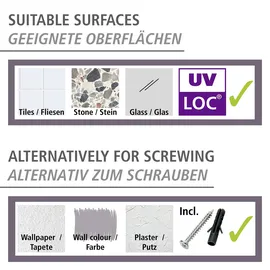 Wenko Toilettenpapierhalter Isera silber, 1 St.