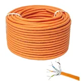 Premium X PremiumX 100m CAT 7 Netzwerkkabel Simplex LAN Kabel Ethernet Datenkabel