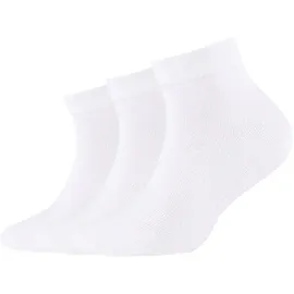 CAMANO Soft Bio-Baumwolle Quarter Socken Kinder 0001 - 31-34