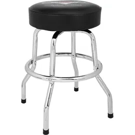 Fender Barhocker 61 cm gepolstert Schwarz/Chrom