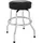Fender Barhocker 61 cm gepolstert Schwarz/Chrom
