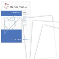 HAHNEMUEHLE Hahnemühle Skizzenblock FineArt 10622501 DIN A4 90/95g 50Blatt