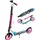 Raven Klappbarer Scooter mit Klingel, Flaschenhalter, Galaxia Blue/Pink 200mm)
