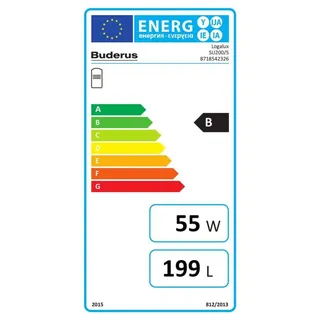 Buderus Warmwasserspeicher Logalux SU200/5 blau
