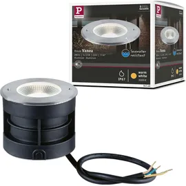 Paulmann Bodeneinbauleuchte Aluminium Ø 10 cm 3,5W 3000K 160lm IP67 grau