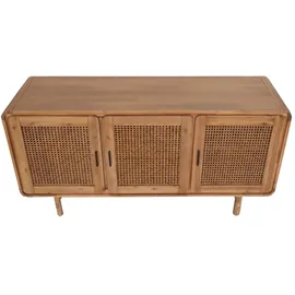 Mendler Sideboard HWC-M47 82 x 160 x 45 cm Braun
