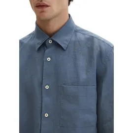 Marc O'Polo regular fit Freizeithemd aus reinem Leinen, Dunkelblau, L