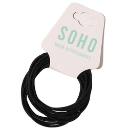 SOHO Ellie Haargummi Schwarz Damen 