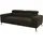 DOMO collection 2-Sitzer DOMO COLLECTION "Trento, mit Kufenfuß oder Einzelfuß", braun (espresso), B:208cm H:79cm T:104cm, 92% Polyester, 8% Nylon, Sofas, whlw. verstellbare Kopfteile, passend für gängige Saugroboter