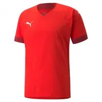 Puma Herren Teamfinal Jersey Fu balltrikot, Puma Red-rio Red, XXL