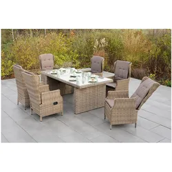 Merxx Riviera Set 13tlg. Sessel hochlehnig
