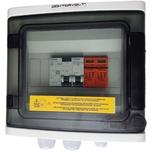 Doktorvolt Solar Anschlusskasten Photovoltaik AC SIEMENS 1P C20A 25A 300mA Überspannungsschutz T1 T2 0720