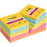 Post-it Super Sticky Notes Carnival Collection, 12 Stück