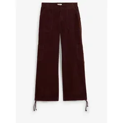 bonprix Cargohose aus Cord, braun, 46, Cord