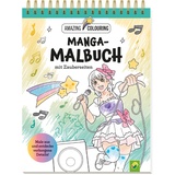 Schwager & Steinlein Manga-Malbuch mit Zauberseiten. Tolles Geschenk für Fans!