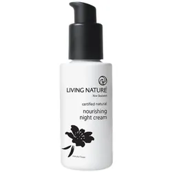 Living Nature certified natural Nourishing Night Cream 50 ml Frauen