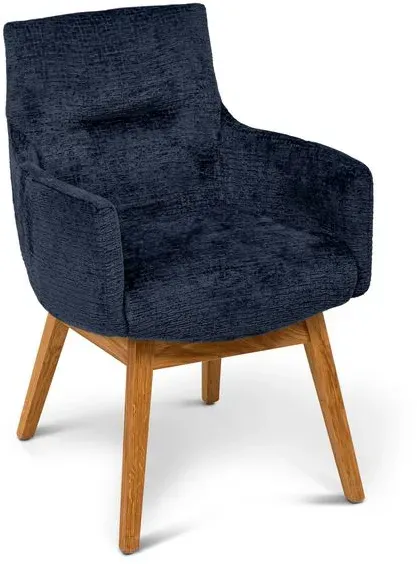 MAISON Stuhl Salinas Stoff Indigo