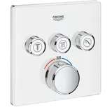 Grohe Grohtherm SmartControl Thermostat mit 3 Absperrventilen, Wandrosette moon white,