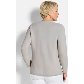 GOLDNER Elegante Strickjacke mit Taschen Beige 46