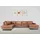 Home Affaire Wohnlandschaft HOME AFFAIRE "Pinto, 350 cm, U-Form, XXL, mit Ottomanen", braun (cognac), B:350cm H:85cm T:206cm, Luxus-Microfaser in Lederoptik (100% Polyester);Cord (92% Polyester, 8% Polyamide), Sofas, Wohnlandschaft, Cord, Chenille, Lederoptik, mit