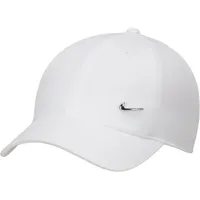 Nike Club Baseballkappe, White/Metallic Silver, L/XL