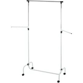 Wenko Kleiderständer Trio 91 x 45 x 122-192 cm chrom/weiß