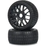 CARSON Reifen Set On-Road 1:8 Schwarz 500405840