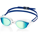 Aqua Speed Vortex Schwimmbrille für Schwimmtraining & Wettkämpfe | UV-Schutz, Verspiegelt, Antibeschlag | Silikonband & Mikrofaser | Vortex 51 Blau