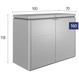 Biohort HighBoard 160 quarzgrau-metallic