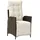 vidaXL Gartensessel 55 x 70 x 106 cm braun