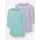 Classic Basics Longshirt CLASSIC BASICS "Doppelpack Shirts", Damen, Gr. 54, bunt (flieder, mint), 100% Baumwolle, unifarben, Rundhals, Shirts Longshirt