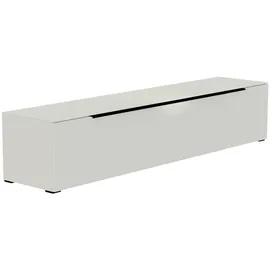 Woood Moderano Lowboard 160x43x44 cm Grau/Schwarz Metall