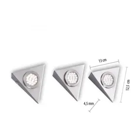 Paul Neuhaus 1119-55-3 - SET 3x LED Möbelbeleuchtung mit Sensor LED/2,5W/230V - Mattes Chrom