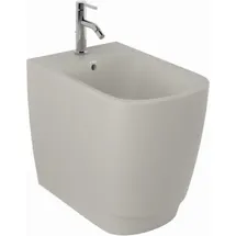 Kludi RESA S Stand-Tiefspül-Bidet, 55 cm, verdeckte Befestigung, Matt Light Dove