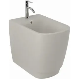 Kludi RESA S Stand-Tiefspül-Bidet, 55 cm, verdeckte Befestigung, Matt Light Dove