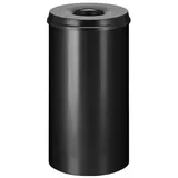 kaiserkraft Papierkorb 50 Liter, Schwarz