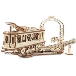 UGEARS Modellbausatz Straßenbahnlinie, Serie "Mechanische Stadt"
