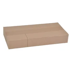 Karton nach Maß 5 cm hoch Versandkarton Faltkarton Schachtel Postkarton Pappe Breite:15 cm Länge:55 cm