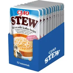INABA CIAO Stew Gericht mit Huhn und Jakobsmuscheln 12x40g