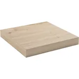 Impuls Küchen Arbeitsplatte IMPULS KÜCHEN "4 cm stark", eiche, nachbildung hell, B:250cm H:4cm T:60cm, Holzwerkstoff, Tischplatten, in vielen Breiten, passend zu allen Serien, von vier Seiten ummantelt