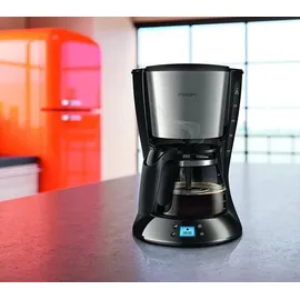 Philips Daily  Collection HD7459/20 mit Timer Schwarz/Metall