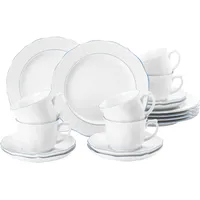 SELTMANN WEIDEN Sonate Blue Lines Kaffeeservice 18-tlg. blau/weiß