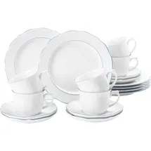 SELTMANN WEIDEN Sonate Blue Lines Kaffeeservice 18-tlg. blau/weiß
