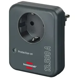 Steckdosenadapter mit Überspannungsschutz 13.500 A, anthrazit