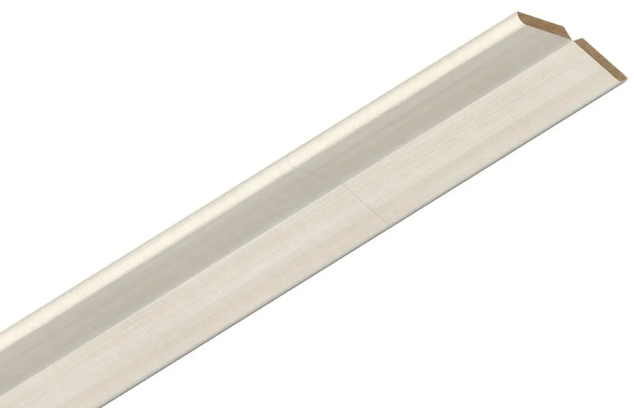 ter Hürne Leisten Faltwinkelleiste Pinie champagnerweiß FWL 50 Dekor 2400x50x4 mm