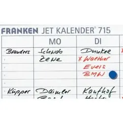 FRANKEN Plantafel Wochenkalender JK715 60x90cm