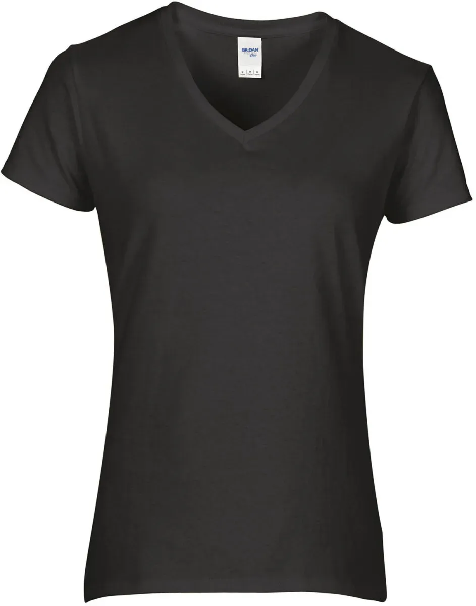 Gildan - Premium Cotton Damen T-Shirt mit V-Ausschnitt \4100VL\