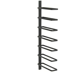 DanDiBo Weinregal Metall Wand Schwarz 93885 Flaschenregal Flaschenhalter Wandmontage