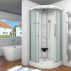 Duschkabine Fertigdusche Dusche Komplettkabine D10-00T1 80x80 cm ohne 2K Scheiben Versiegelung