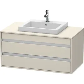Duravit Ketho 100x55cm, Tau, f Einbauwaschtisch mitt., 2 Schubk.